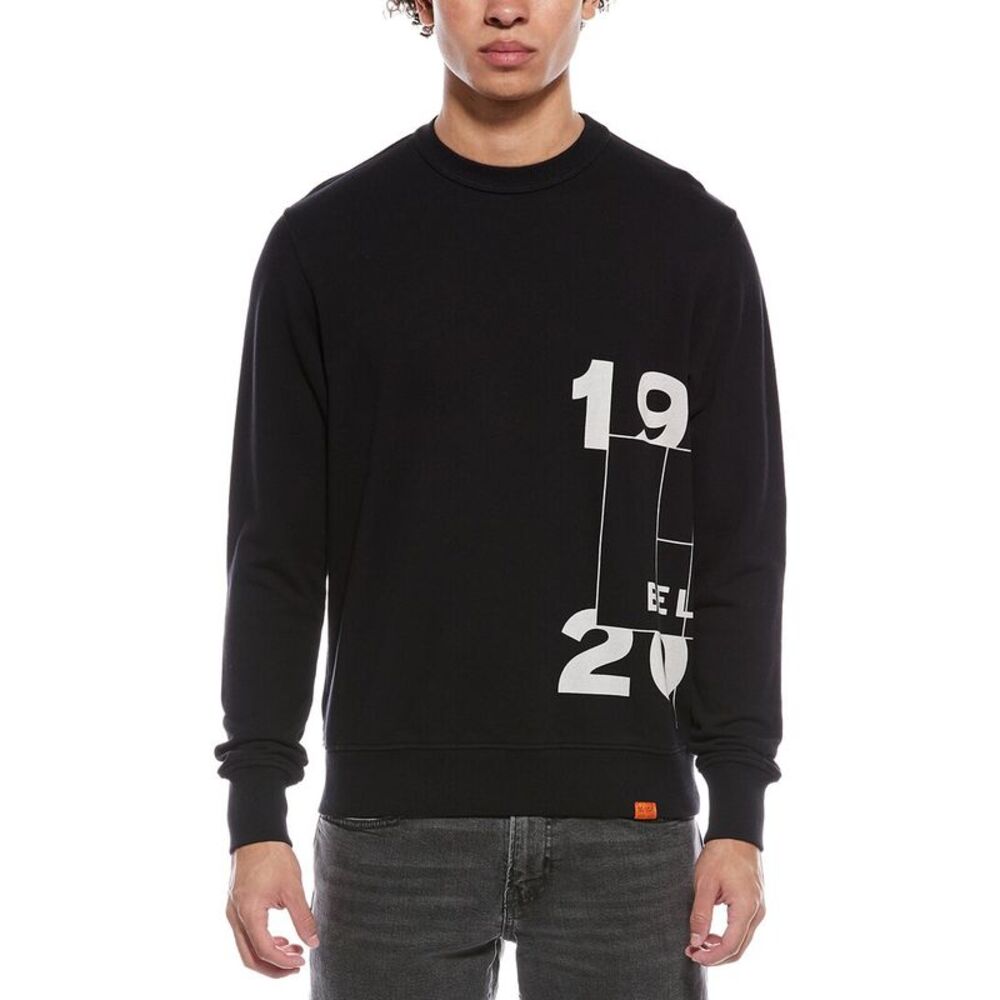 Belstaff Mens  Centenary Logo Sweatshirt, Black